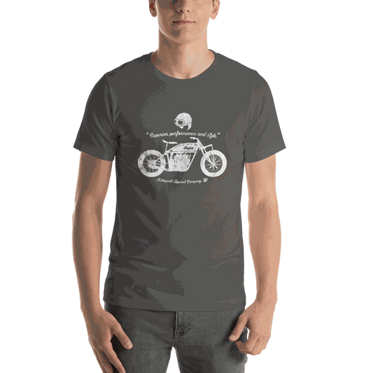 Classic Indian Motorcycle T-shirt Asphalt