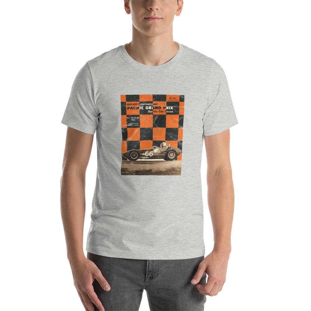 Classic Laguna Seca Pacific GP Poster T-shirt Athletic Heather