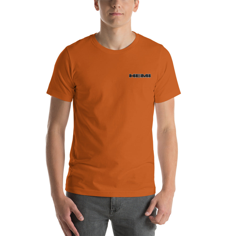 Chrysler Hemi Embroidered T-shirt Autumn