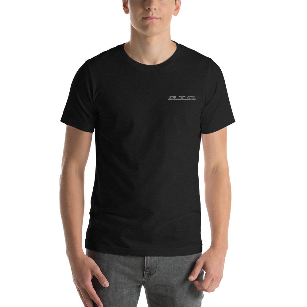 Pontiac GTO Embroidered T-shirt Black Heather