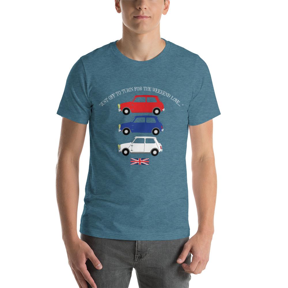 The Italian Job Classic Movie T-shirt Heather Deep Teal