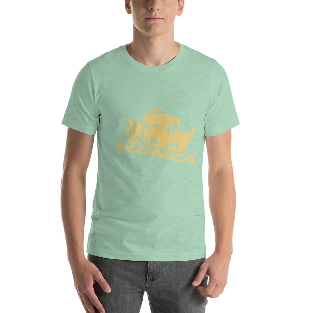 Monza Temple of Speed T-Shirt Heather Prism Mint