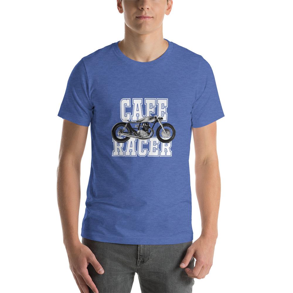 Cafe Racer T-shirt Heather True Royal