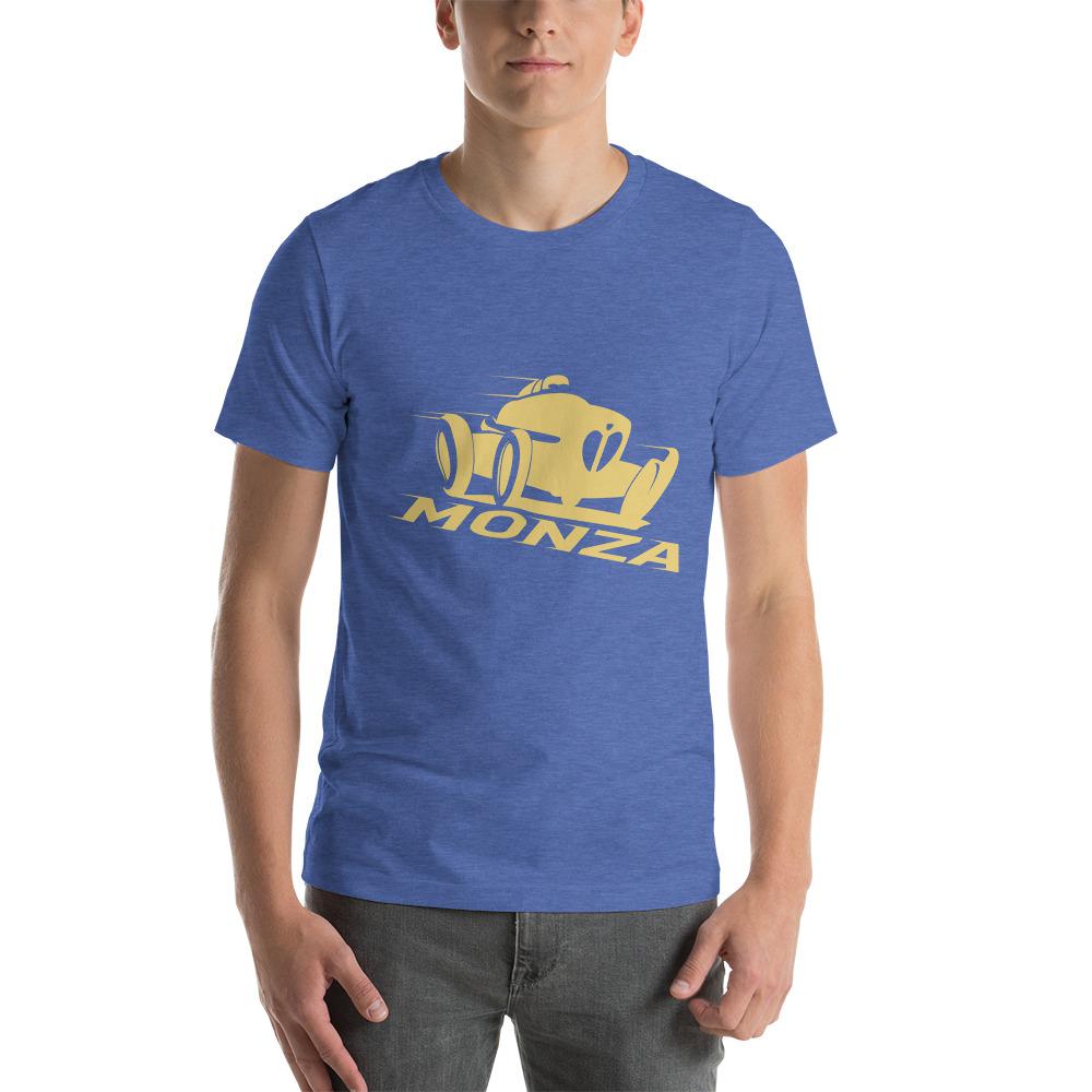 Monza Temple of Speed T-Shirt Heather True Royal