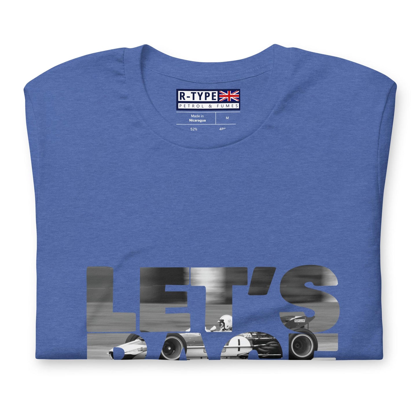 "Let's Race" Formula One Lotus 49 Gold Leaf T-shirt