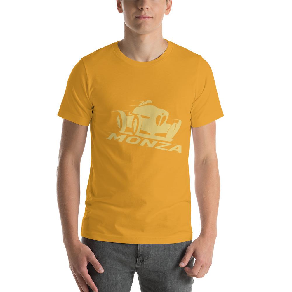 Monza Temple of Speed T-Shirt Mustard