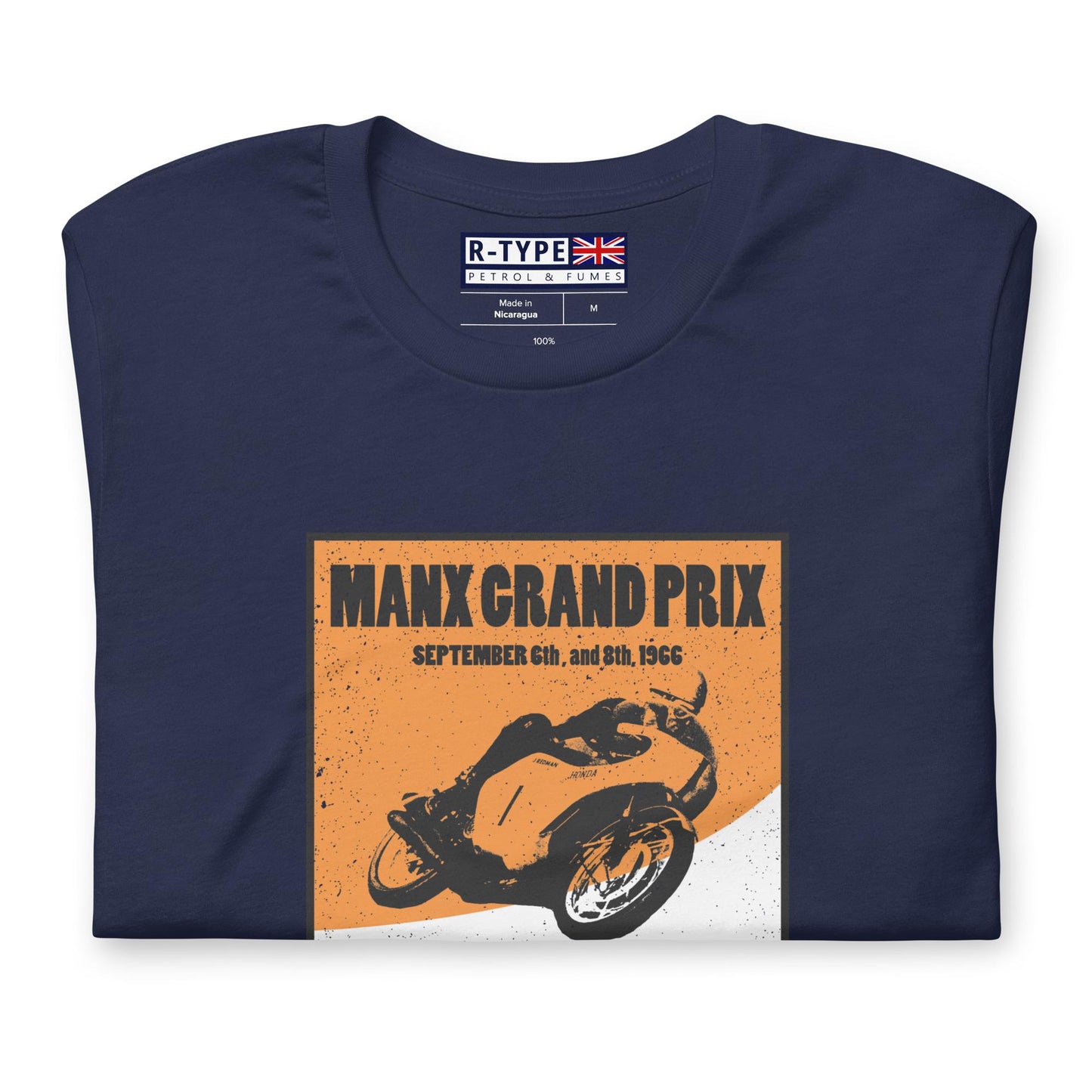 Classic Manx Motorcycle Grand Prix Poster T-shirt