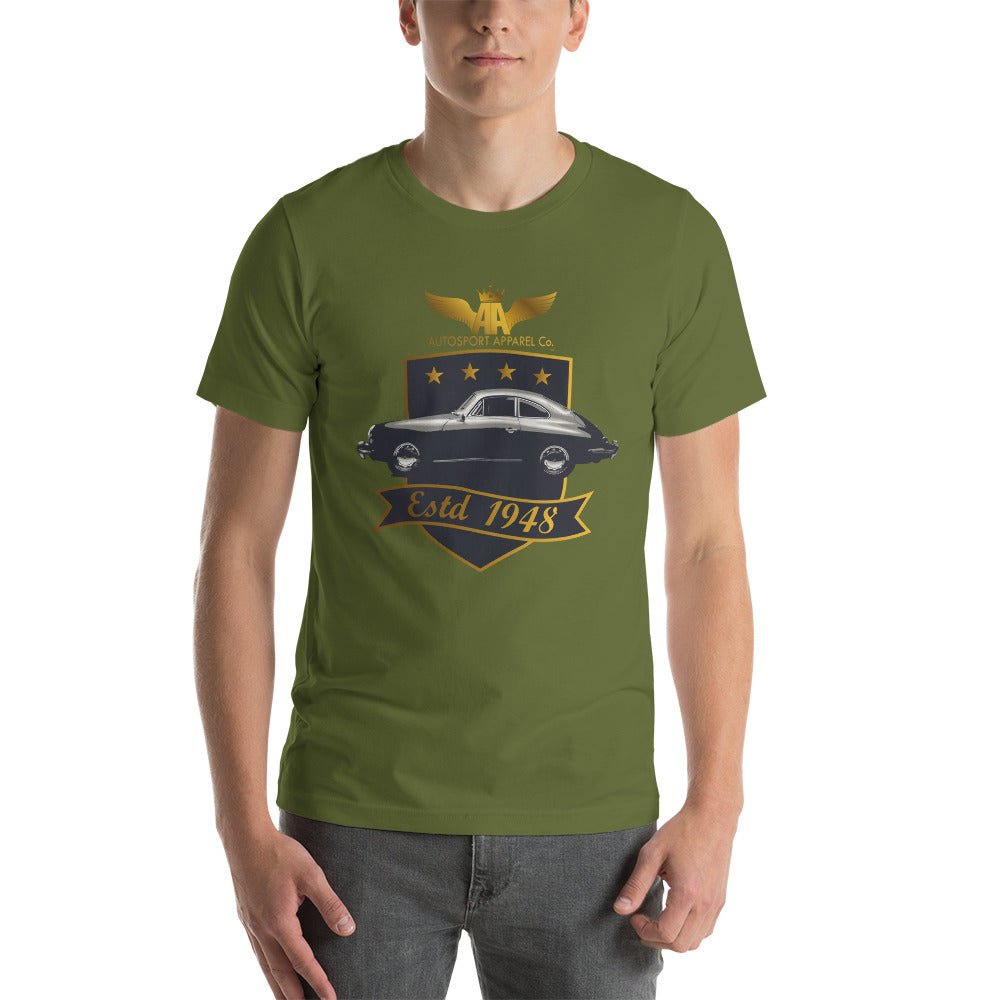 Classic Porsche 356 T-shirt Olive