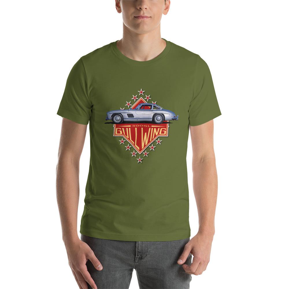 Mercedes 300SL Gullwing T-shirt Olive