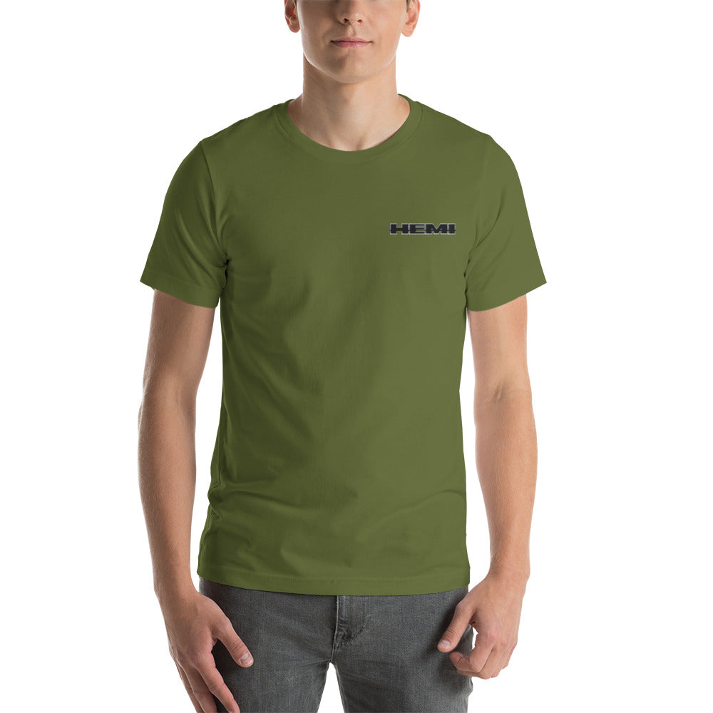 Chrysler Hemi Embroidered T-shirt Olive