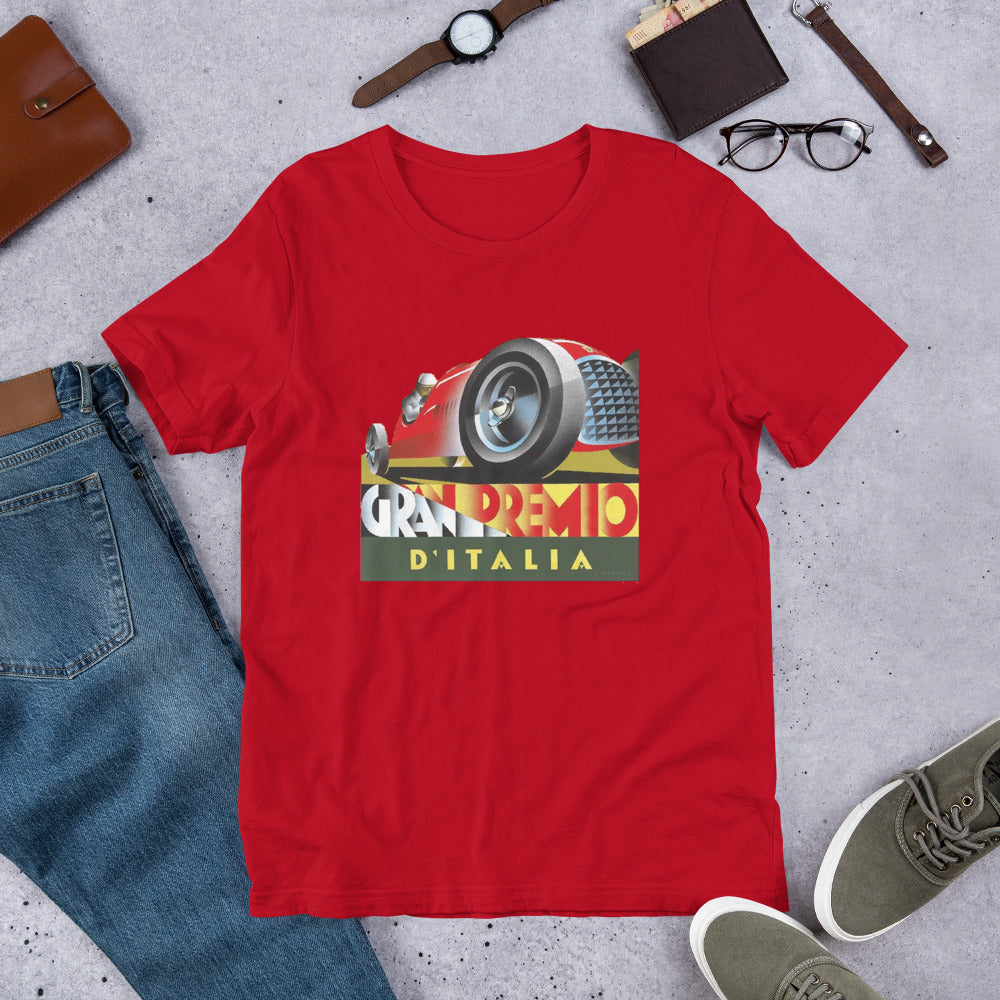 Classic Italian Grand Premio Poster Fomula One T-shirt