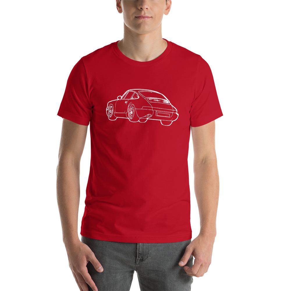 Porsche 911 Printed T-shirt Red