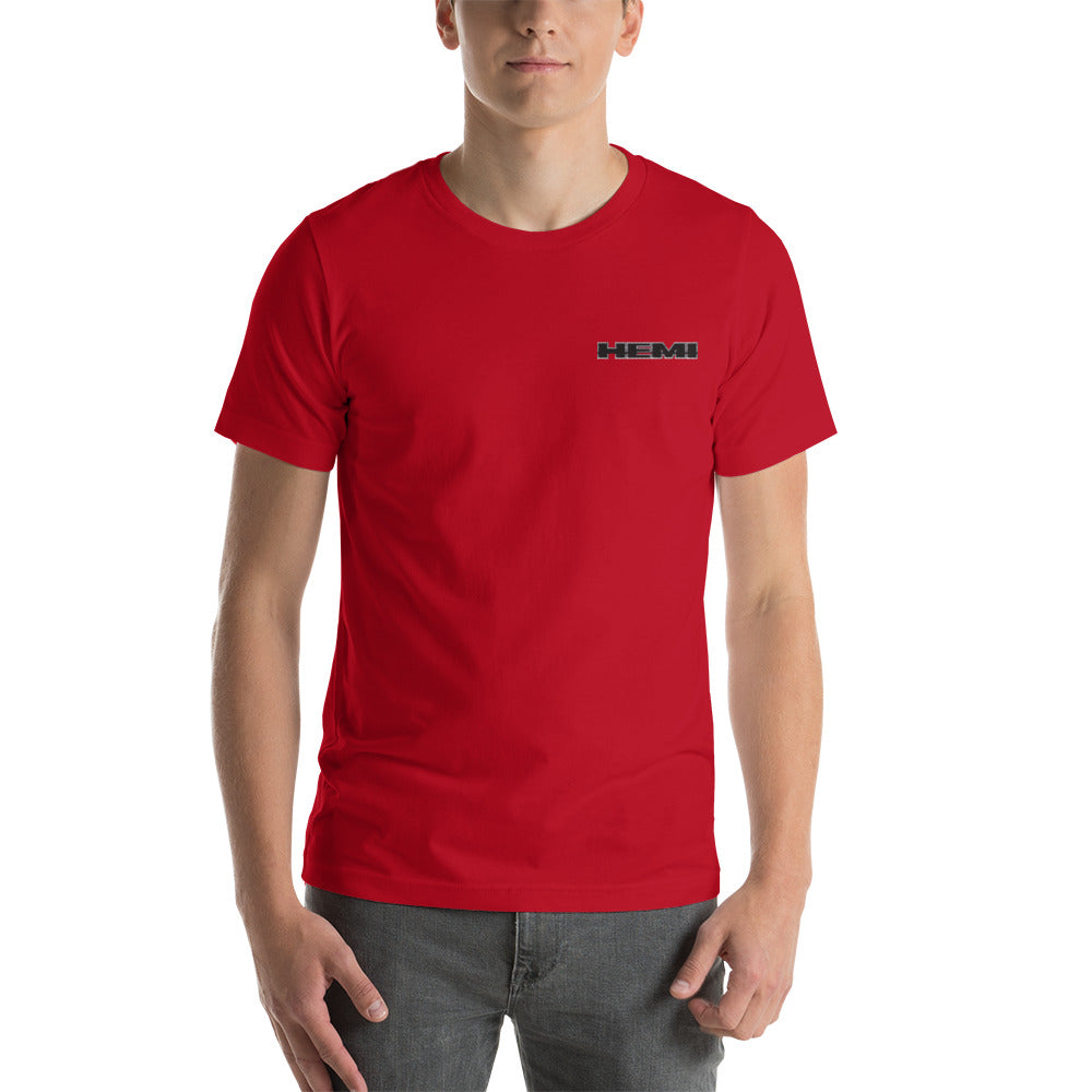 Chrysler Hemi Embroidered T-shirt Red