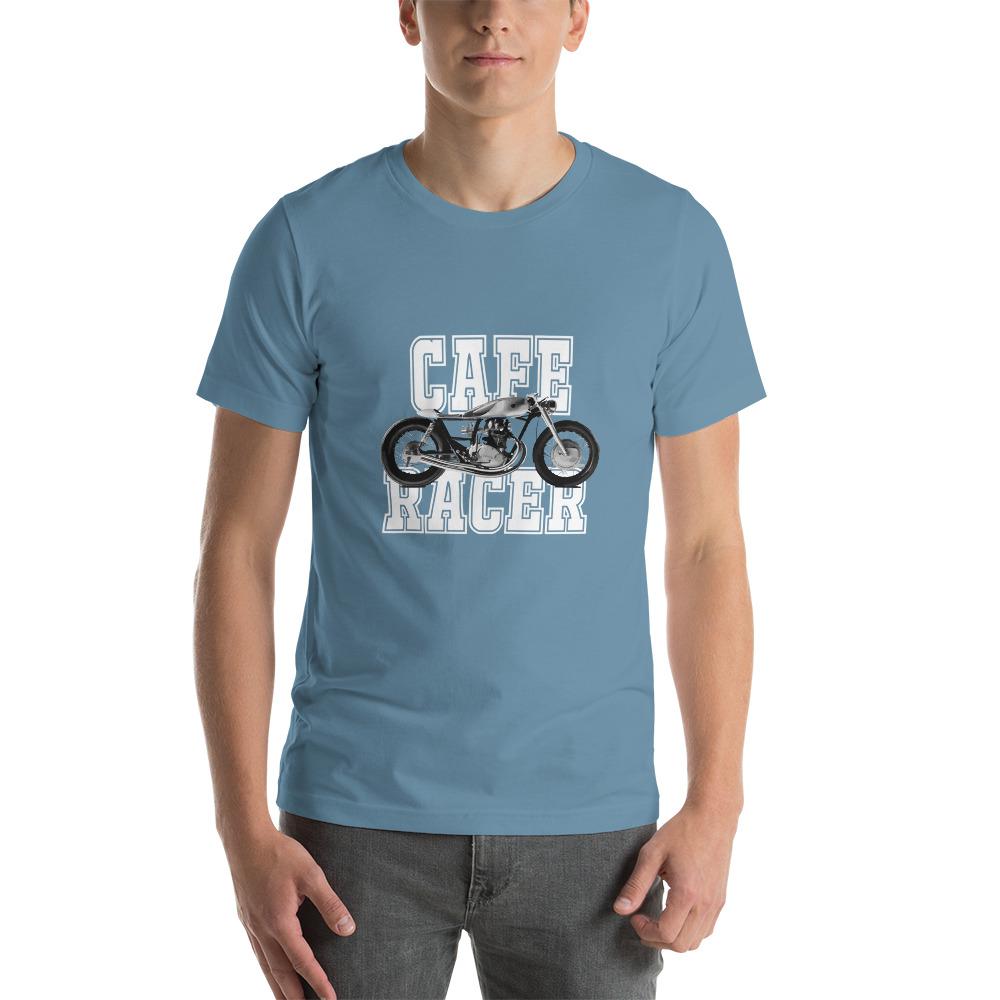 Cafe Racer T-shirt Steel Blue