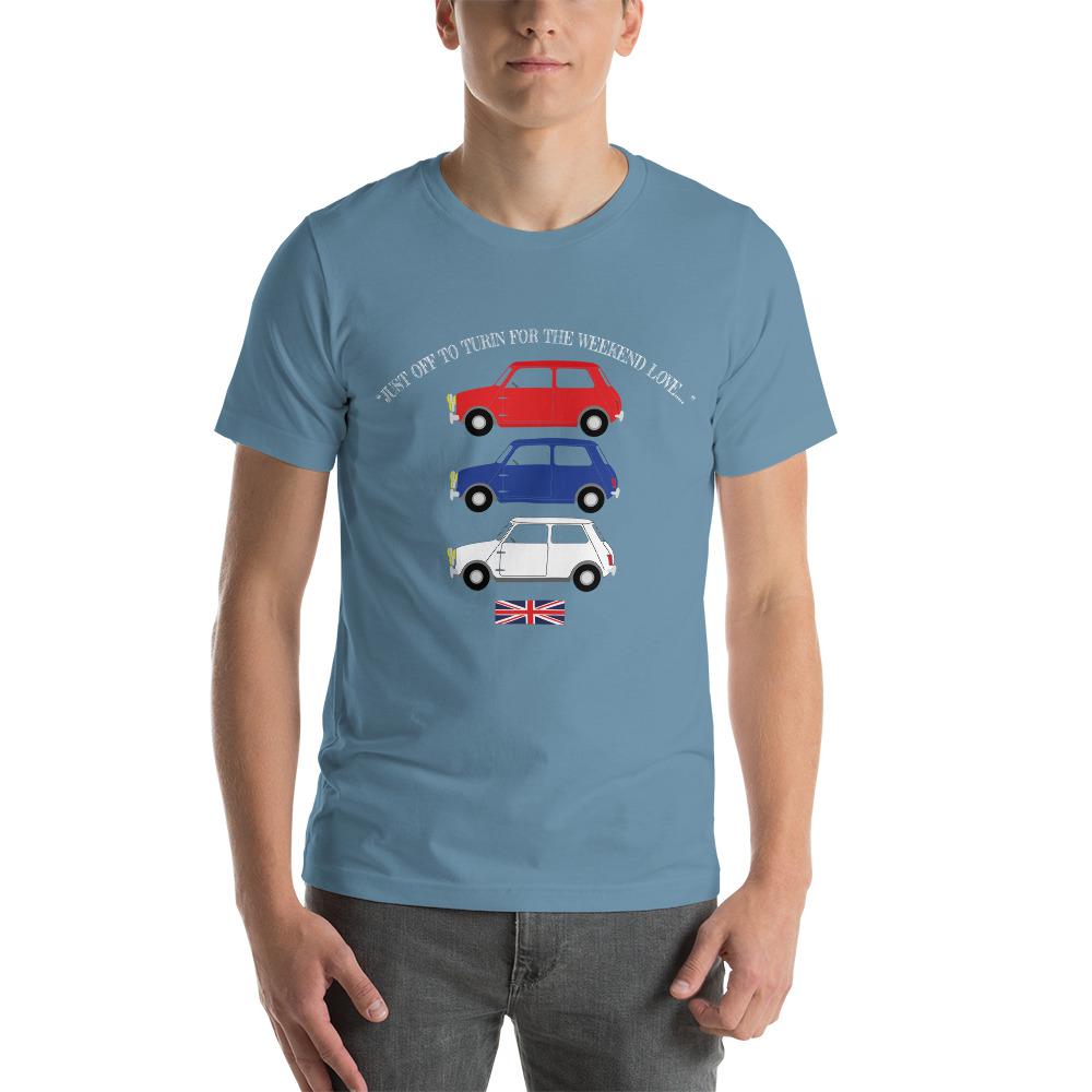 The Italian Job Classic Movie T-shirt Steel Blue