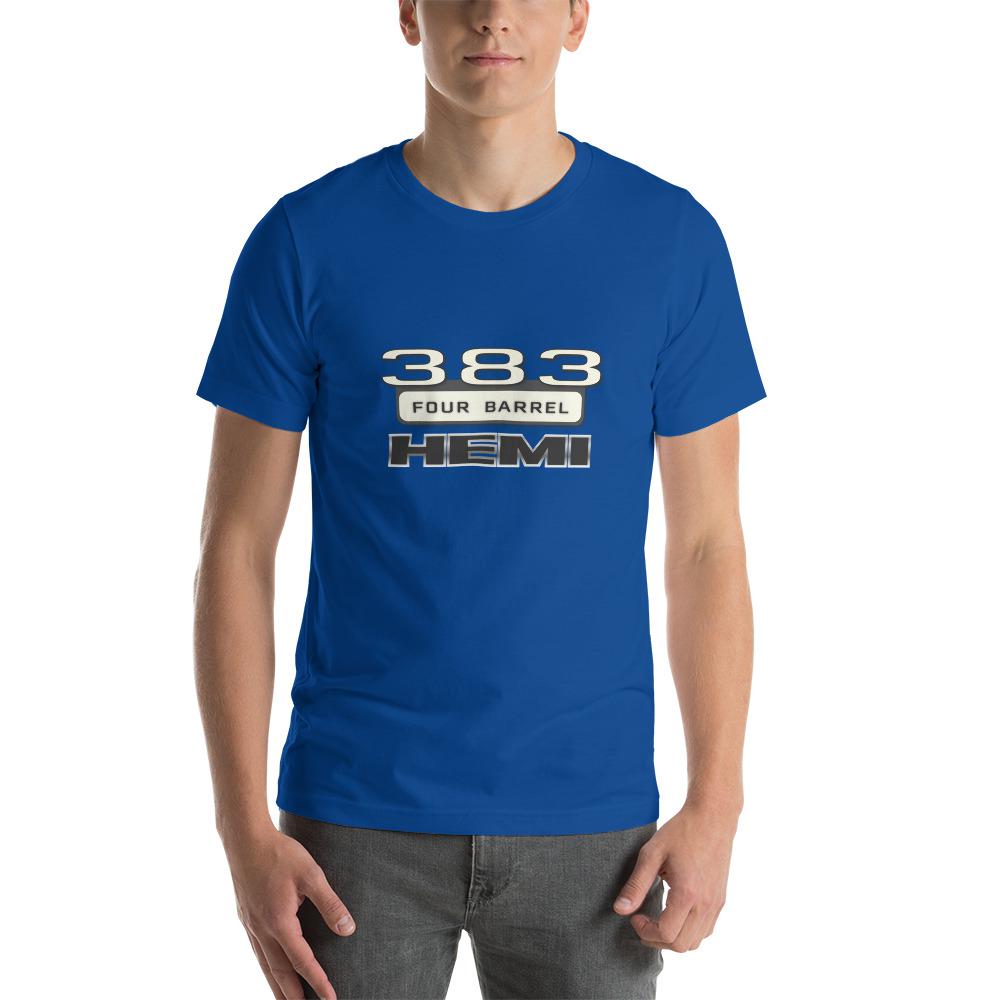 Chrysler Hemi 383 Four Barrel T-Shirt True Royal